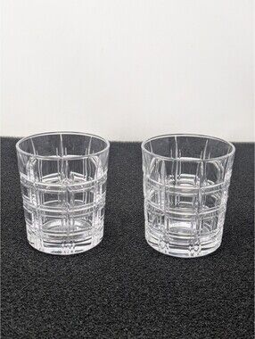 Marquis by Waterford Crosby Double Old Fashioned Clear Set Of 2 Glasses 10oz